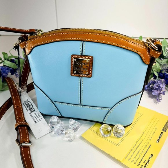 Dooney & Bourke Handbags - Dooney & Burke Blue Wexford Doomed Crossbody Purse